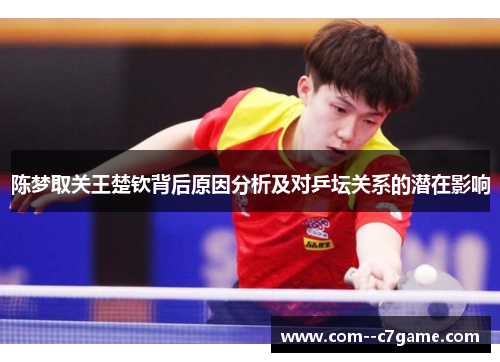 陈梦取关王楚钦背后原因分析及对乒坛关系的潜在影响